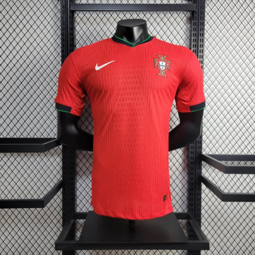 Portugal 2024 Euro Home Player Version Man Jersey