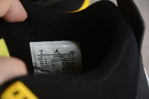 Air Jordan 4 Retro Thunder 2023 DH6927-017
