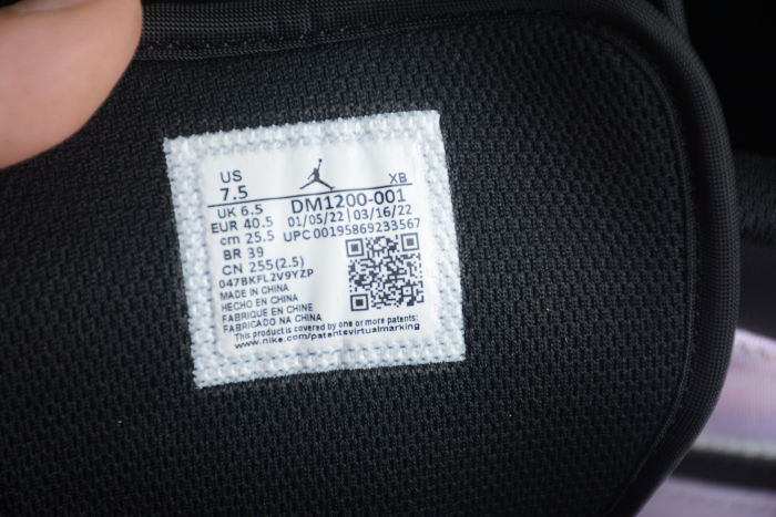 Air Jordan 1 Mid SE GS Zen Master Sneakers White Black Amethyst-Wav