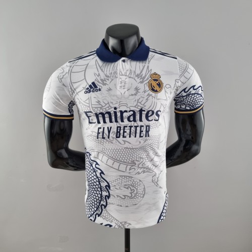 Real Madrid Chinese Dragon White Player Jersey 22/23
