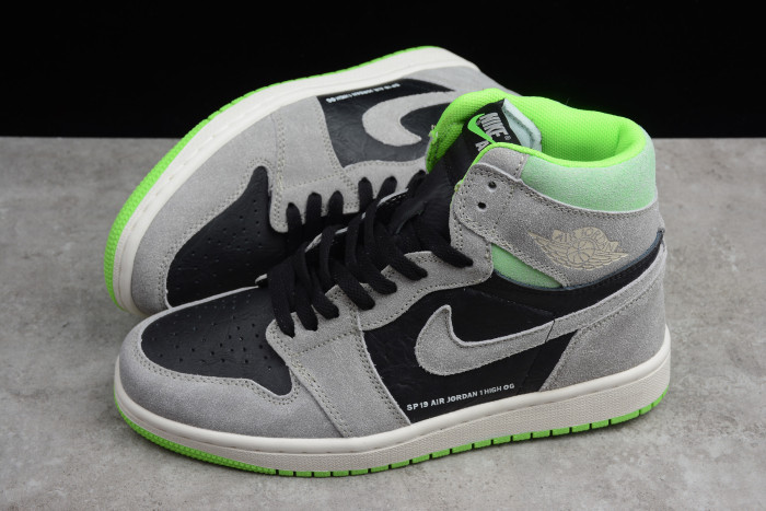 Air Jordan 1 Neutral Grey Gunsmoke Volt 555088-070