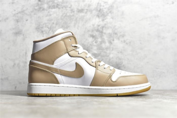 Air Jordan 1 Mid Tan Gum 554724-271