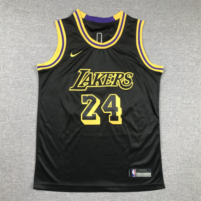 Los Angeles Lakers Kids Jersey Snake pattern black lcon No.24 BRYANT