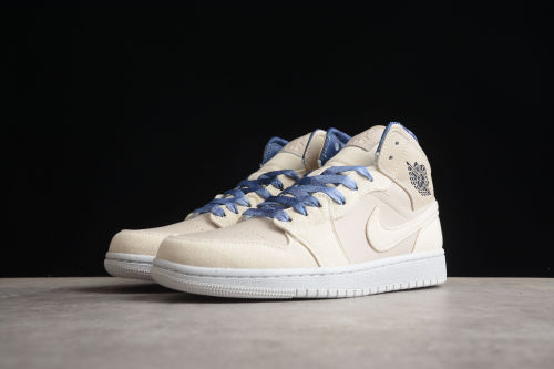 Air Jordan 1 Mid SE Sanddrift Women Sneakers White Summit-White
