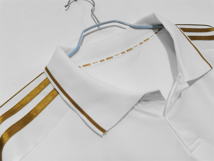 Real Madrid Home Retro Long Sleeves Jersey 11/12