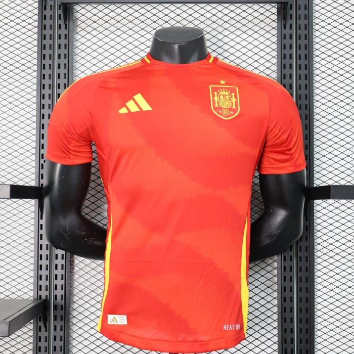 Spain Euro 2024 Home Player Version Man Jersey