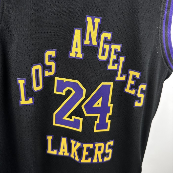 Los Angeles Lakers Kids Jersey City Edition 2023 No. 24 BRYANT