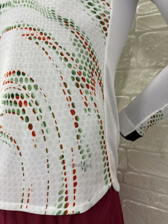 Portugal 2025 Away Player Version Long Sleeve Man Jersey