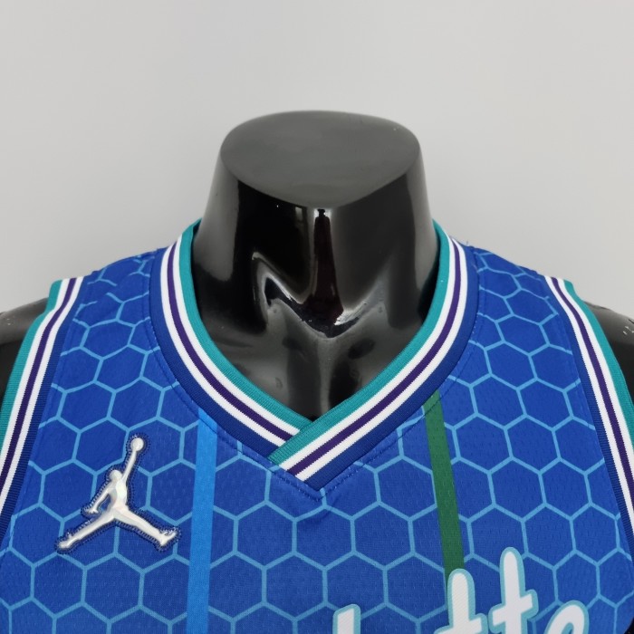 LaMelo Ball Charlotte Hornets 2022 City Edition Swingman Jersey Blue