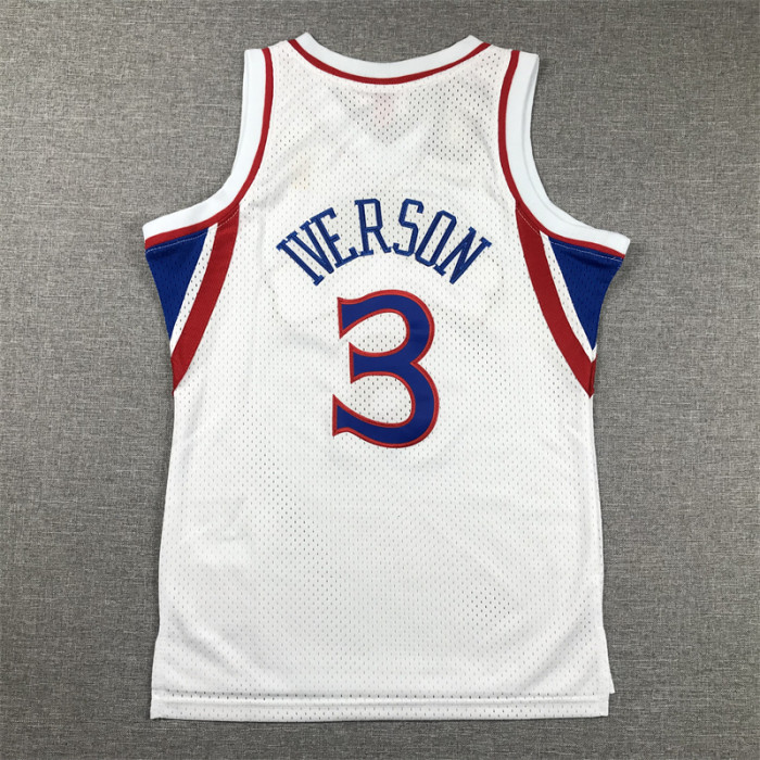 Philadelphia 76ers KIds Jersey Throwback 96/97 NO.3 IVERSON