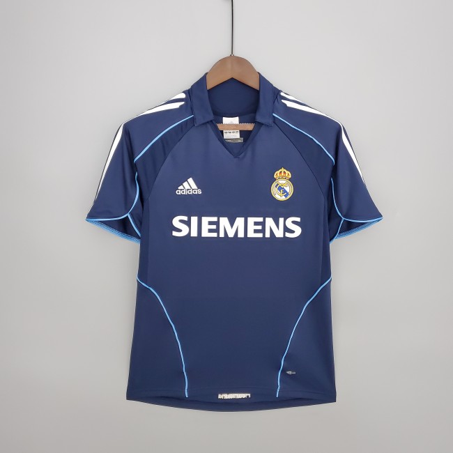 Real Madrid Away Retro Jersey 2005/06