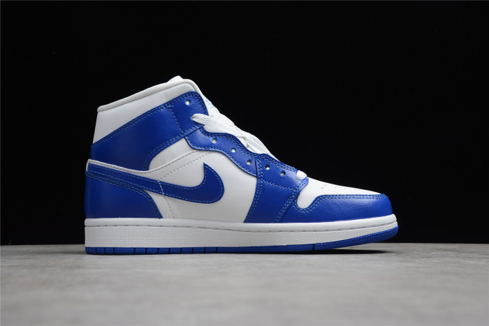 Jordan Air Jordan 1 Mid Kentucky Blue Sneakers - Farfetch