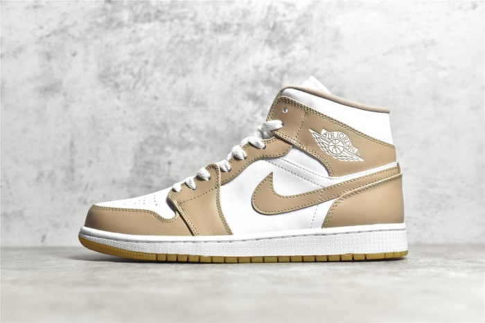 Air Jordan 1 Mid Tan Gum 554724-271