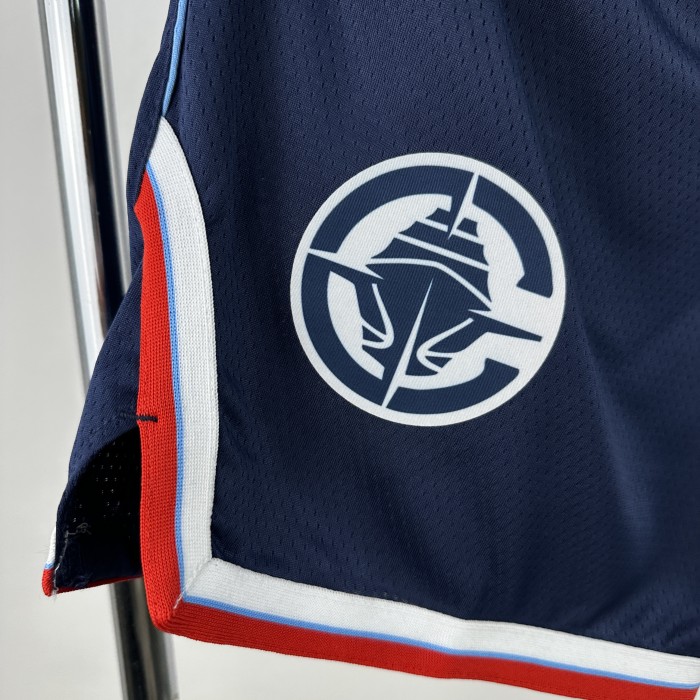 Los Angeles Clippers Team Basketball Shorts Blue 2025