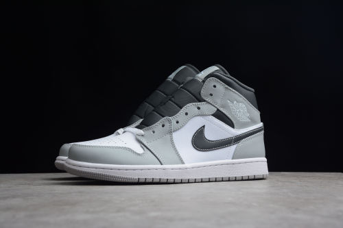 Air Jordan 1 Mid Light Smoke Grey