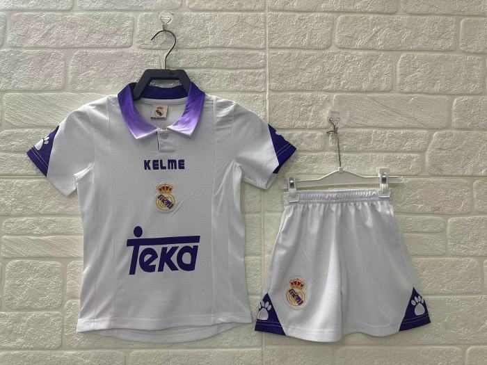 Real Madrid Home Retro Kids Suit 1997/98