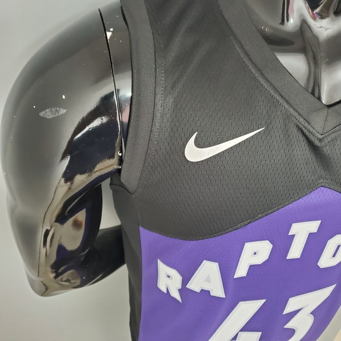 Pascal Siakam Toronto Raptors Bonus Edition 2020/21 Swingman Jersey Black and Purple