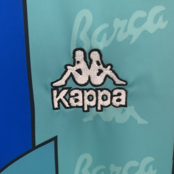 Barcelona Away Long Sleeve Retro Jersey 1996/97