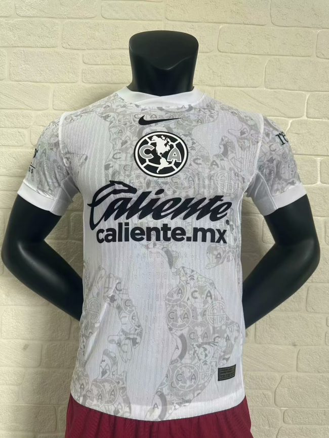 America Man Player Jersey 24/25 White 