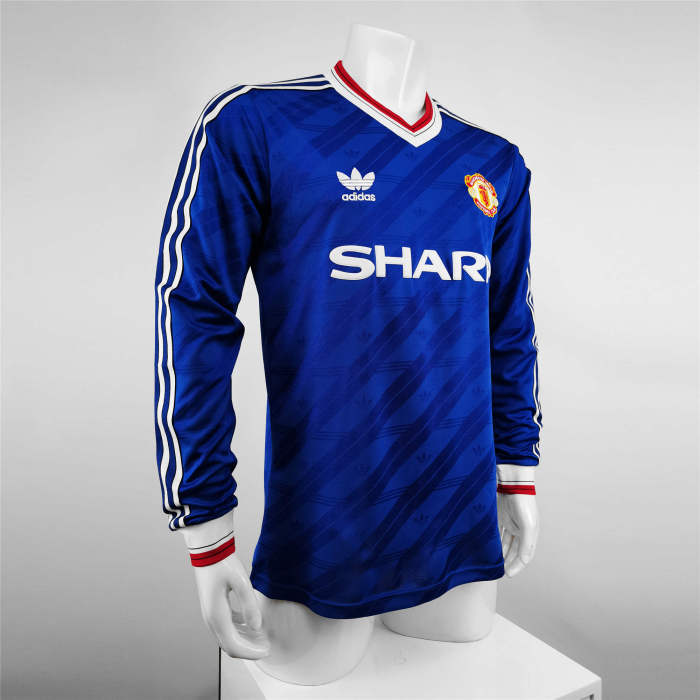 Manchester United Third Long Sleeve Retro Jersey 1986/87