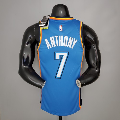 Carmelo Anthony Oklahoma City Thunder Swingman Jersey Blue