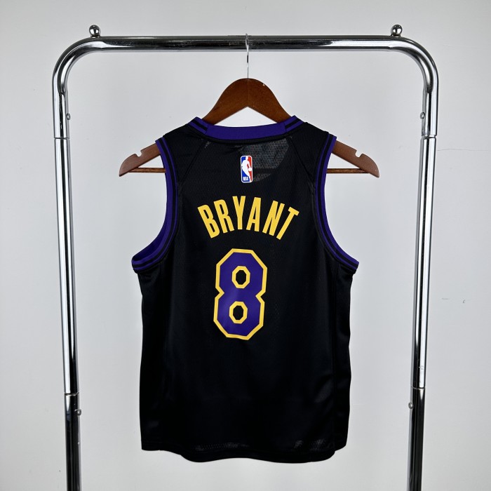 Los Angeles Lakers Kids Jersey City Edition 2023 No. 8 BRYANT