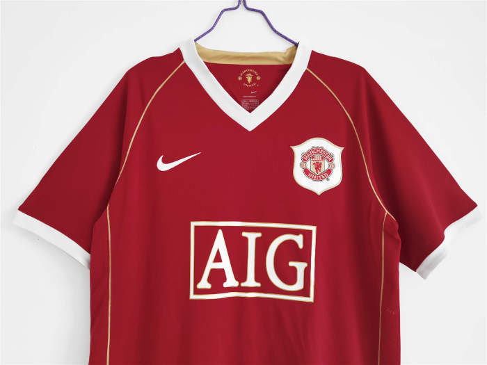 Manchester United Home Retro Jersey 06/07