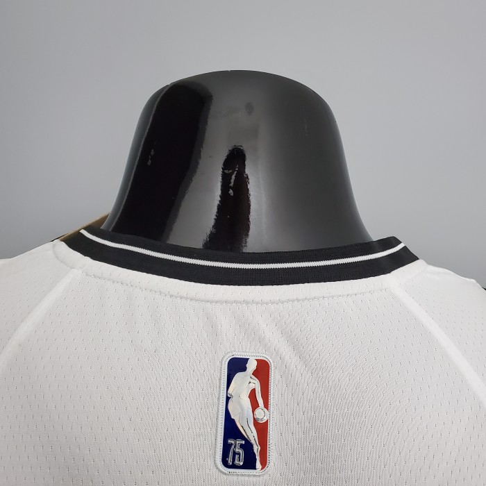 LaMarcus Aldridge Brooklyn Nets 75th Anniversary Swingman Jersey White