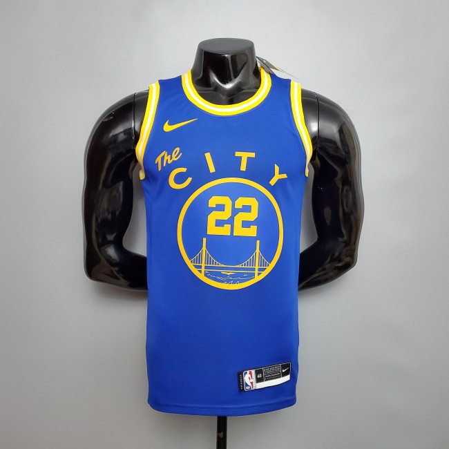 Andrew Wiggins Golden State Warriors Tram Version Swingman Jersey Blue