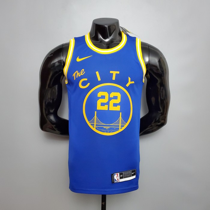 Andrew Wiggins Golden State Warriors Tram Version Swingman Jersey Blue