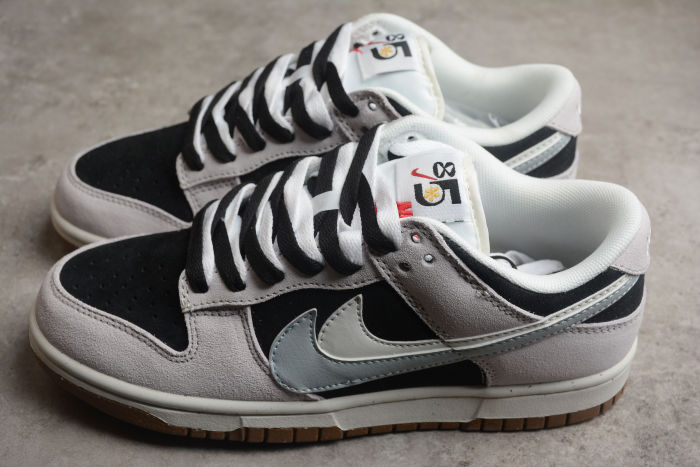 SB Dunk Low SE 85 Sail White Black Gray Reversed