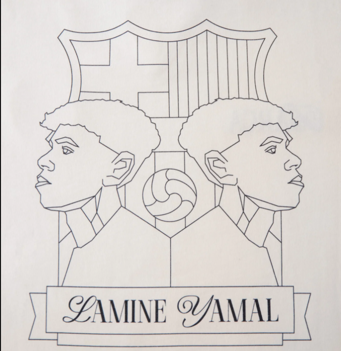 Barcelona Polo shirt Lamine 304