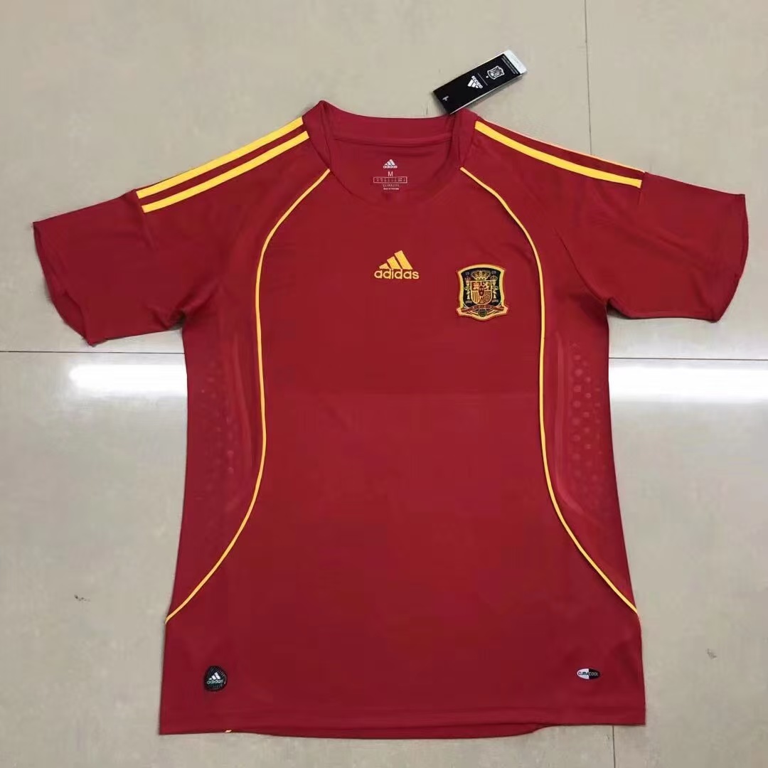 Spain Home Retro Jersey 2008