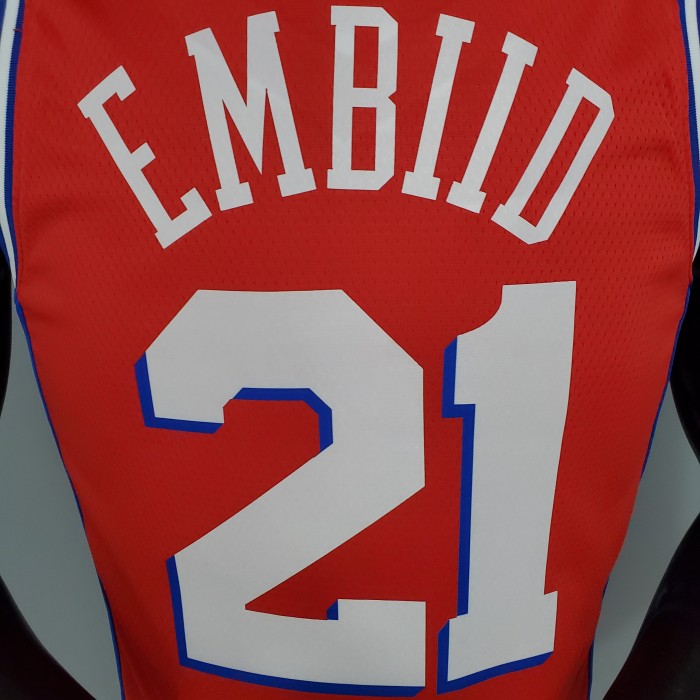 Joel Embiid Philadelphia 76ers Swingman Jersey Red