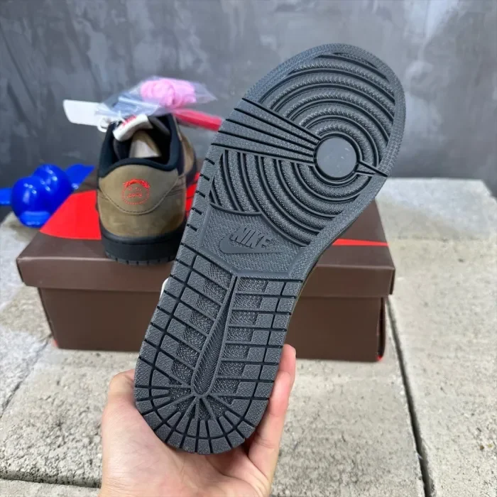 Travis Scott x Air Jordan 1 Low Black and Brown