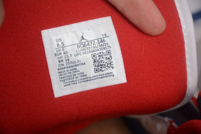 Air Jordan 1 Mid French Blue Women Sneakers White Gym-Red Sail