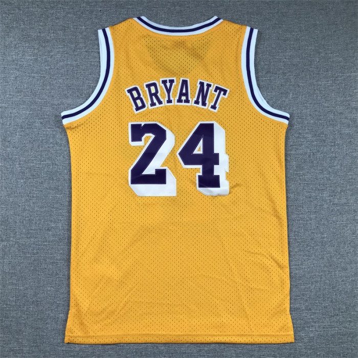 Los Angeles Lakers Kids Jersey Yellow Classics gold label NO.24 BRYANT