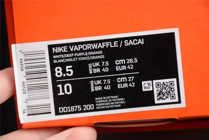 Sacai x VaporWaffle Tour Yellow Purple Orange DD1875-200