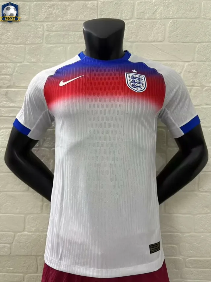 England Women's Team Euro 2025 Home Player Version Man Jersey