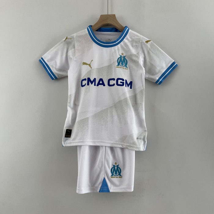Marseille Home Kids Jersey 23/24