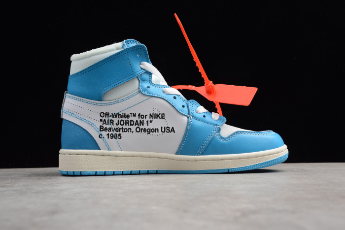 Air Jordan 1 Retro High OG x OFF-WHITE UNC (AQ0818-148)