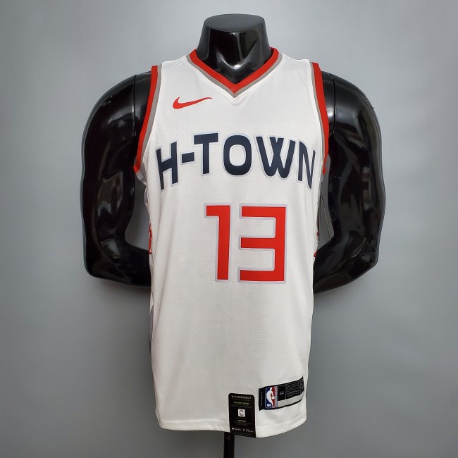 James Harden Houston Rockets City Edition Swingman Jersey White
