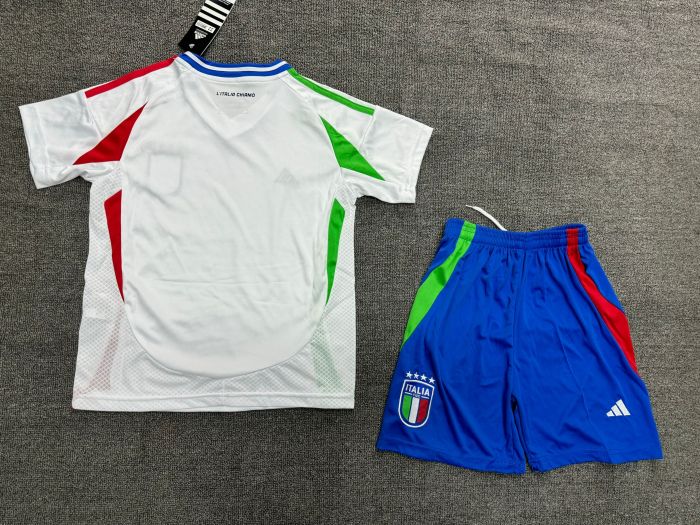 Italy Euro 2024 Away Kids Suit