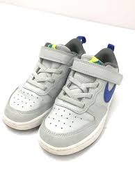 Air Force Low-top Children's Leather Sneakers Grey Blue