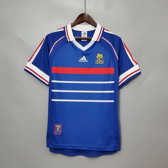 France Retro Home Jersey 1998 World Cup