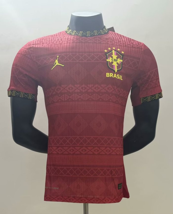 Brazil Red Special Edition Player Version Man Jersey