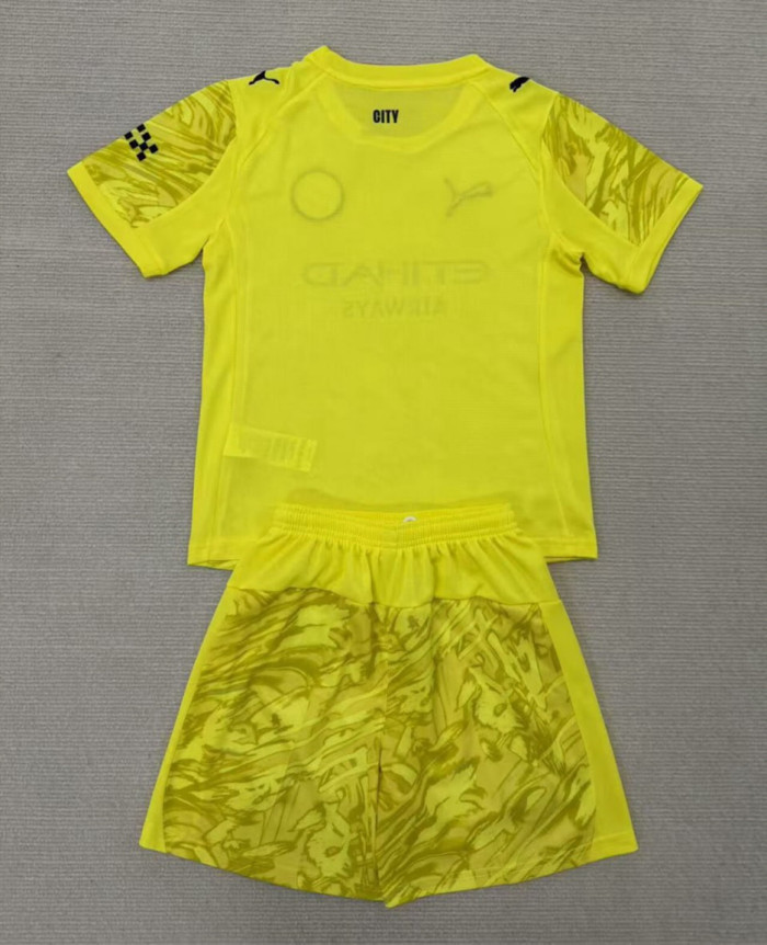 Manchester City Goalkeeper Kids Suit 25/26