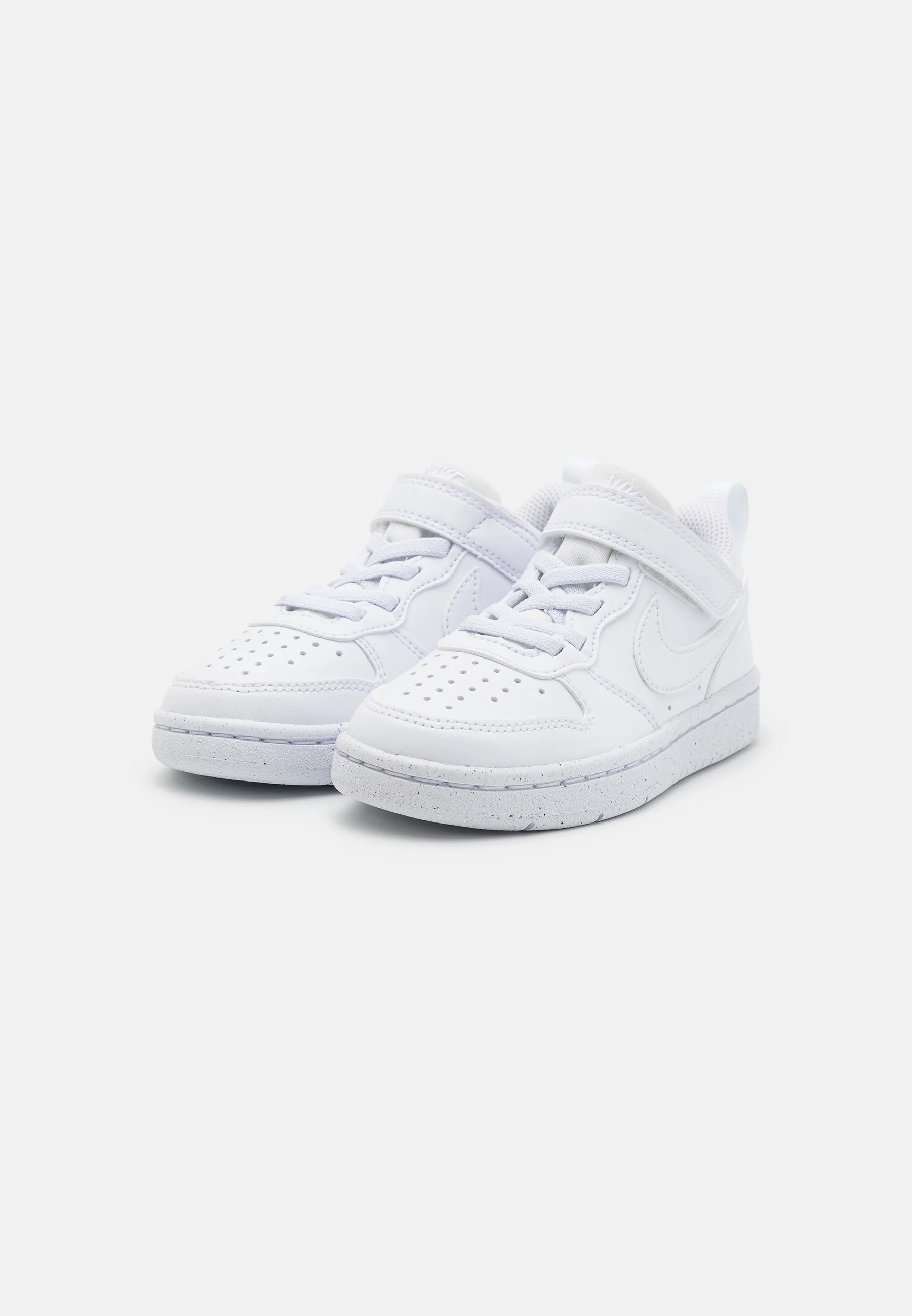 Air Force low-top children's leather sneakers Velcro FG22-36 White