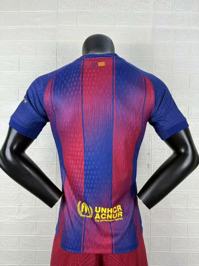Barcelona Home Player Long Sleeve Jersey 25/26
