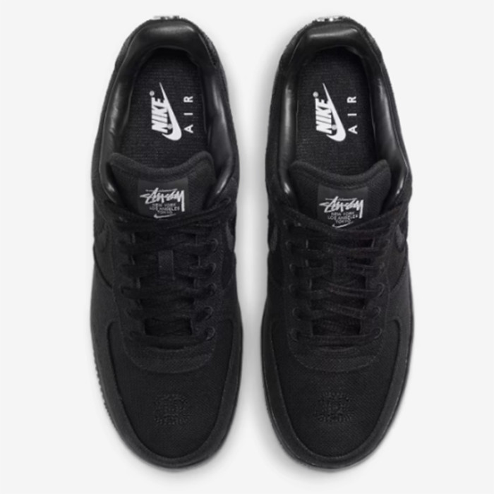 Air Force 1 x Stüssy 'Triple Black' Cool